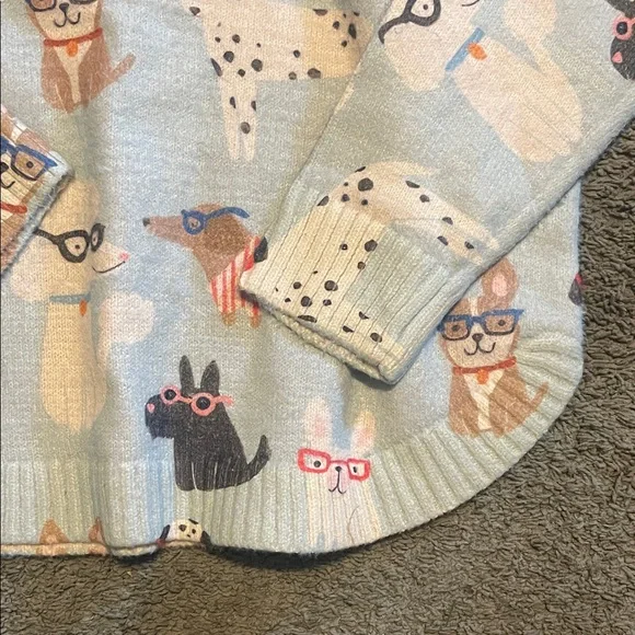 Cute Dog Pattern Sweater - Picture 3 of 6